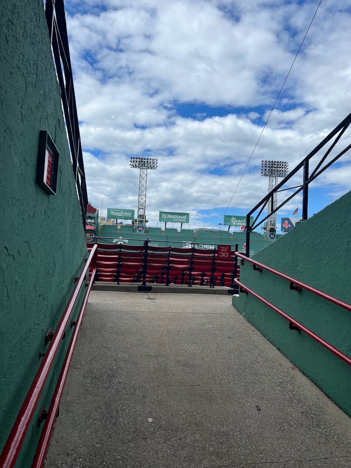 Every seat was full, including those atop the Green Monster at Fenway, a signature Janet Marie Smith move. I told her if it was me I'd scatter my ashes up there and I'm a Yankee fan. Maybe the Spaceman's too.