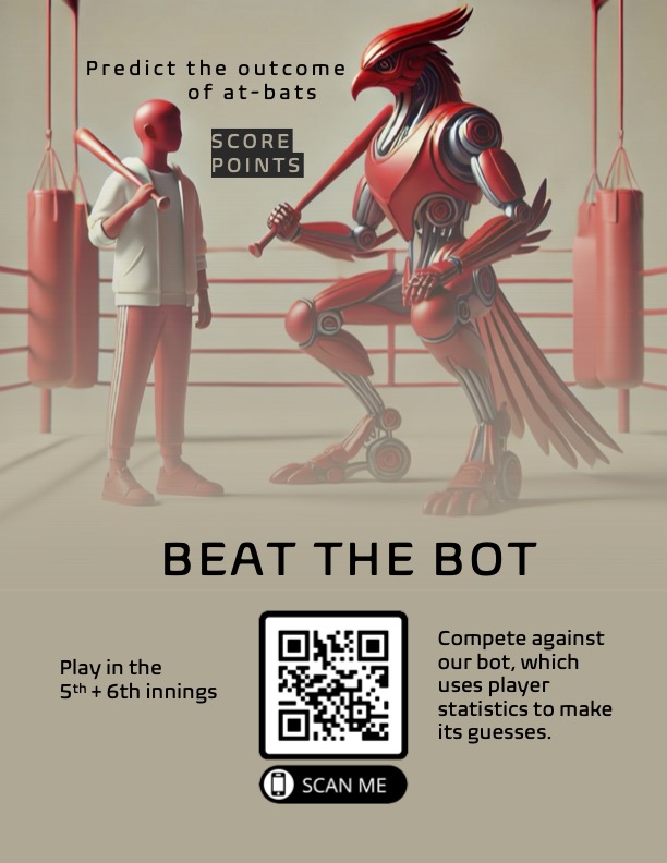 Her students created a game called Beat-the-bot and algorithm that allowed kids to interact with the game on the field.