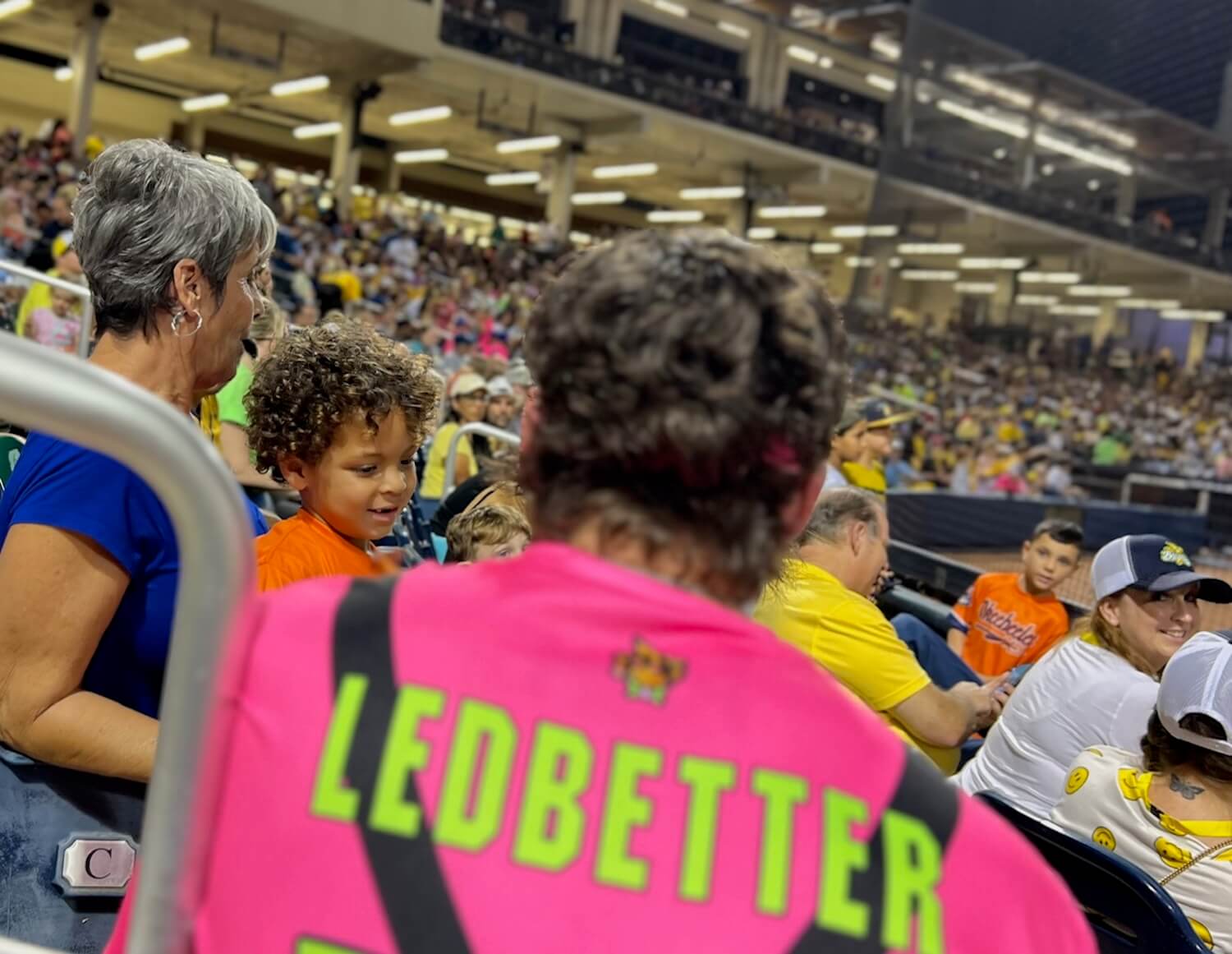 All you have to do is look at the kid's face to see the appeal. You can touch the game. And players come to you.