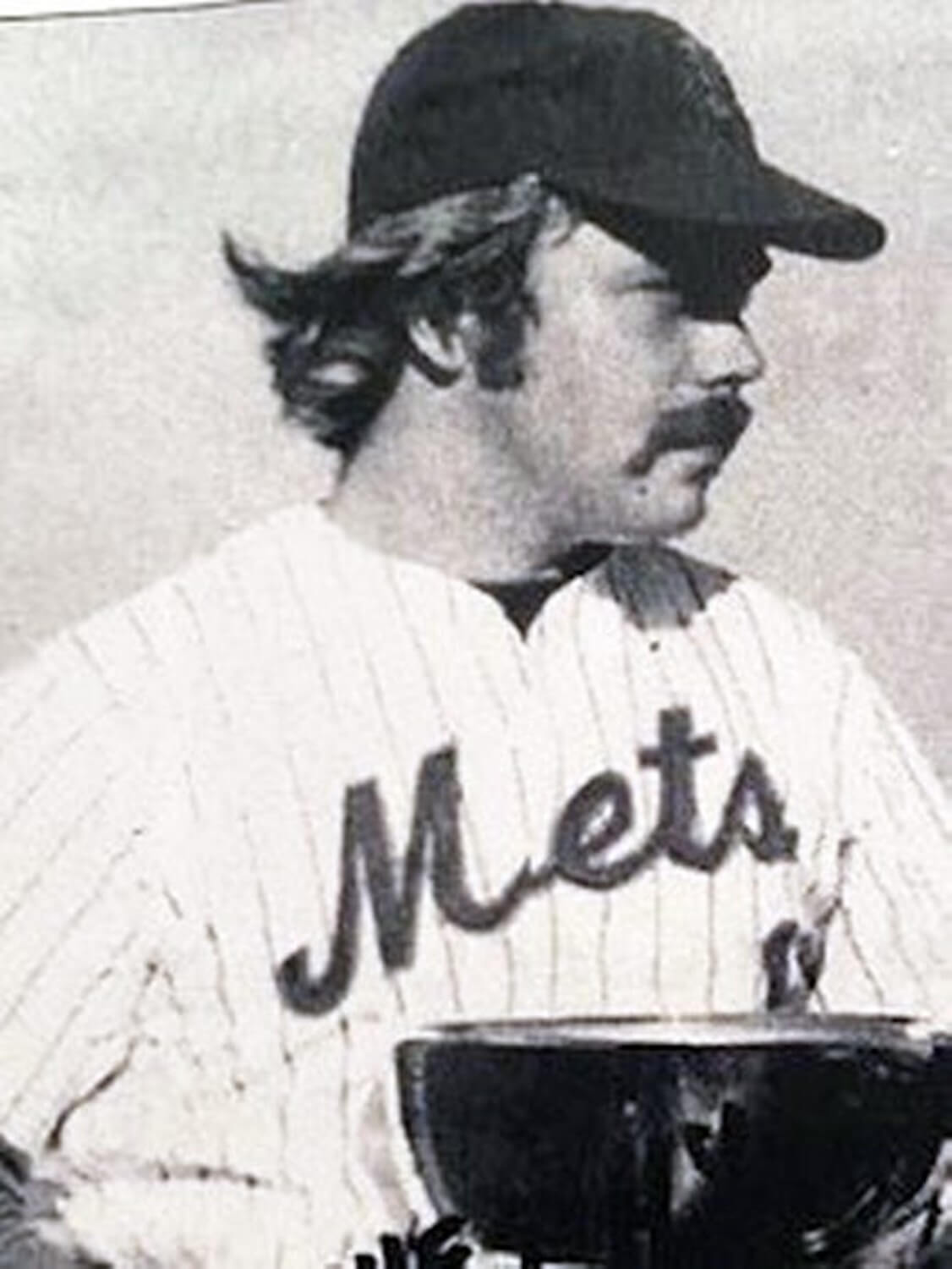 Former New York Mets manager, Buck Showalter, batting champion for the Hyannis Mets of the 1976 Cape League, put on a Bananas jersey for a game in Baltimore in July 2025. Not his color.