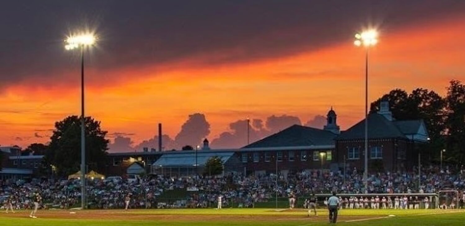 And here, at Eldredge Park, home of the Orleans Firebirds in the Cape Cod Baseball League.