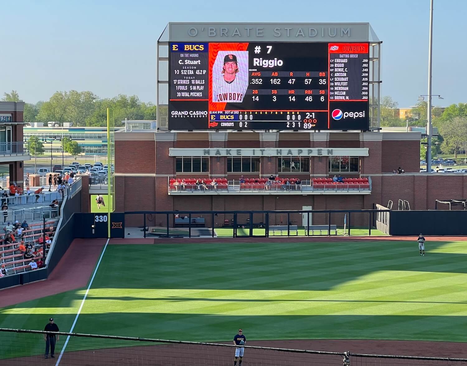 In Stillwater, OK, I toured the new $70 million home of the Oklahoma State Cowboys, which is a recruiting tool as well as a nice place to play.