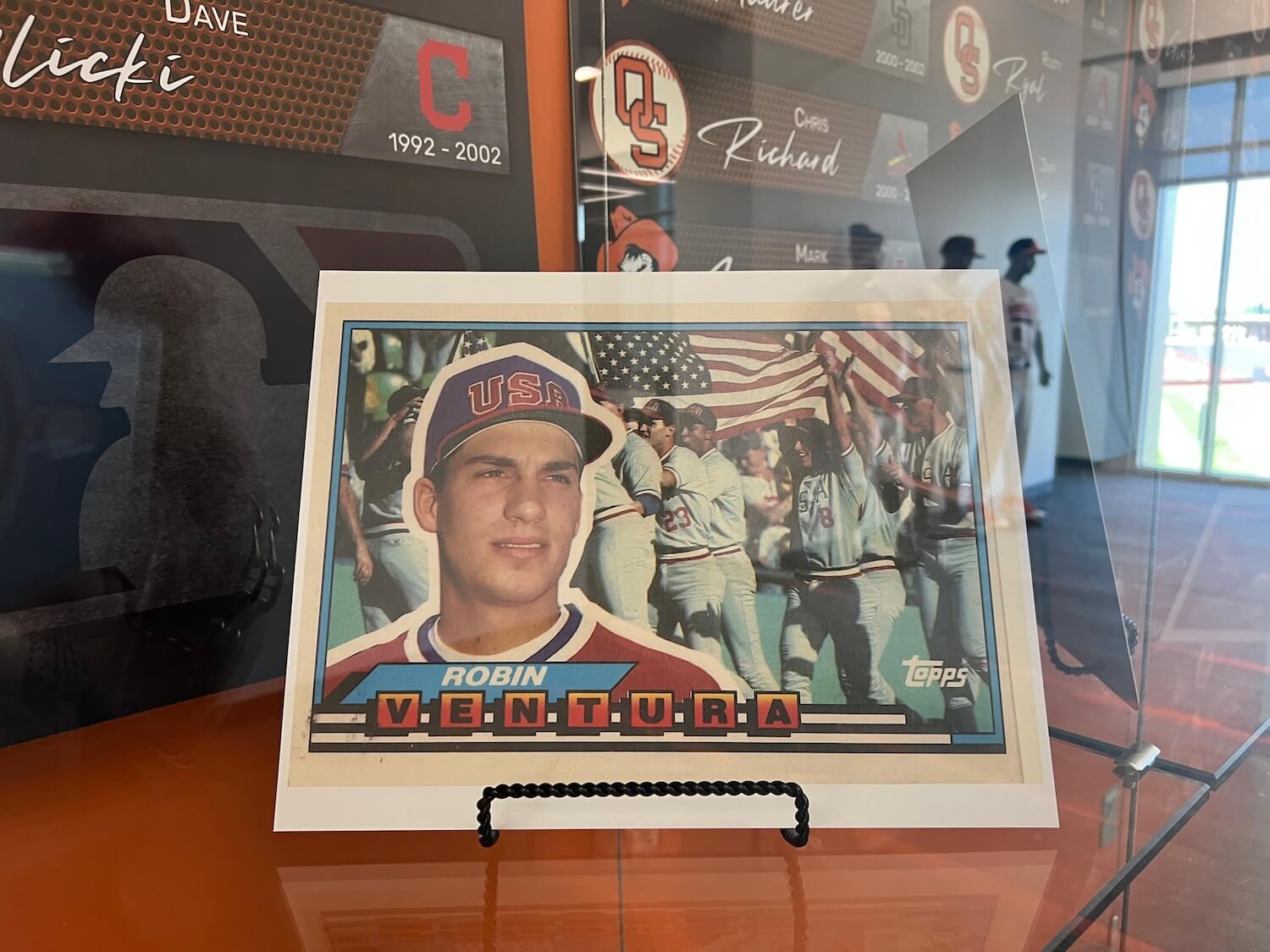 Robin Ventura, who still holds the NCAA record for longest hitting streak, returned to campus to finish his degree and volunteer as a student assistant coach, a position eliminated when the NCAA granted another paid assistant.