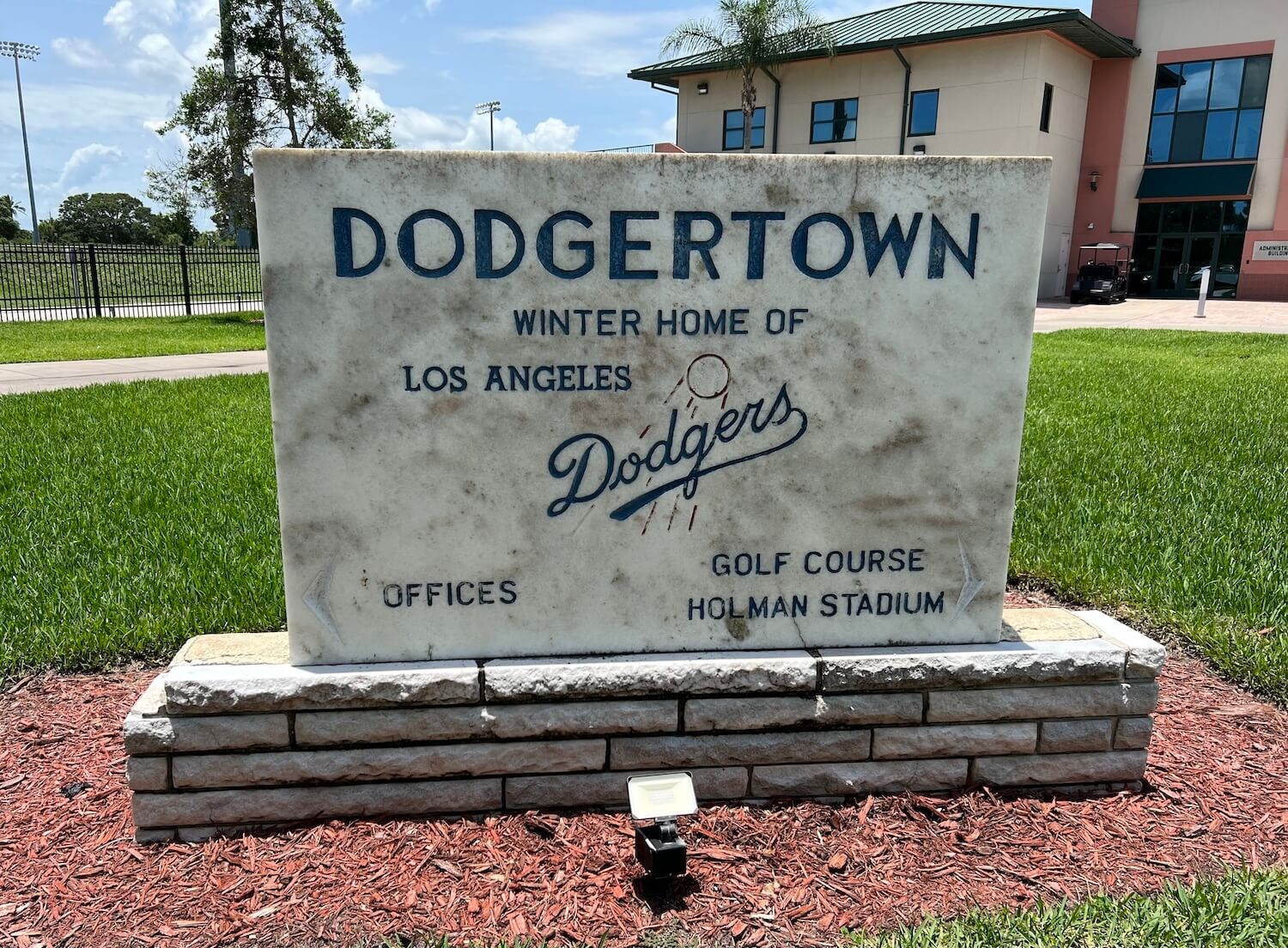 At the Jackie Robinson Training Complex in Vero Beach, which used to be Dodgertown, Marquis showed me around the most visible and successful part of Rob Manfred's program to rebuild baseball in the inner city.