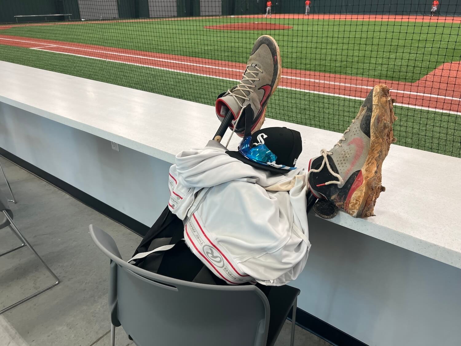 Inside Building 42 more evidence of the difference between then and now. The kids are masters of efficiency.