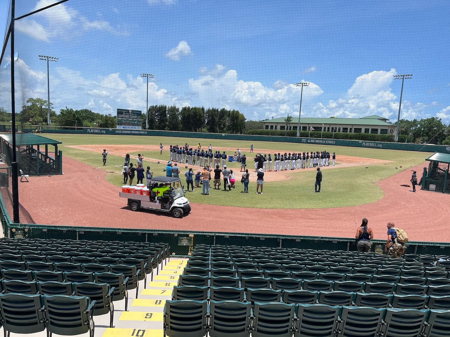 Players from Marquis's elite travel team lost in the finals of the inaugural Breakthrough 1Series 17U championship but he was fine with that. They have to learn what the best is, he says.