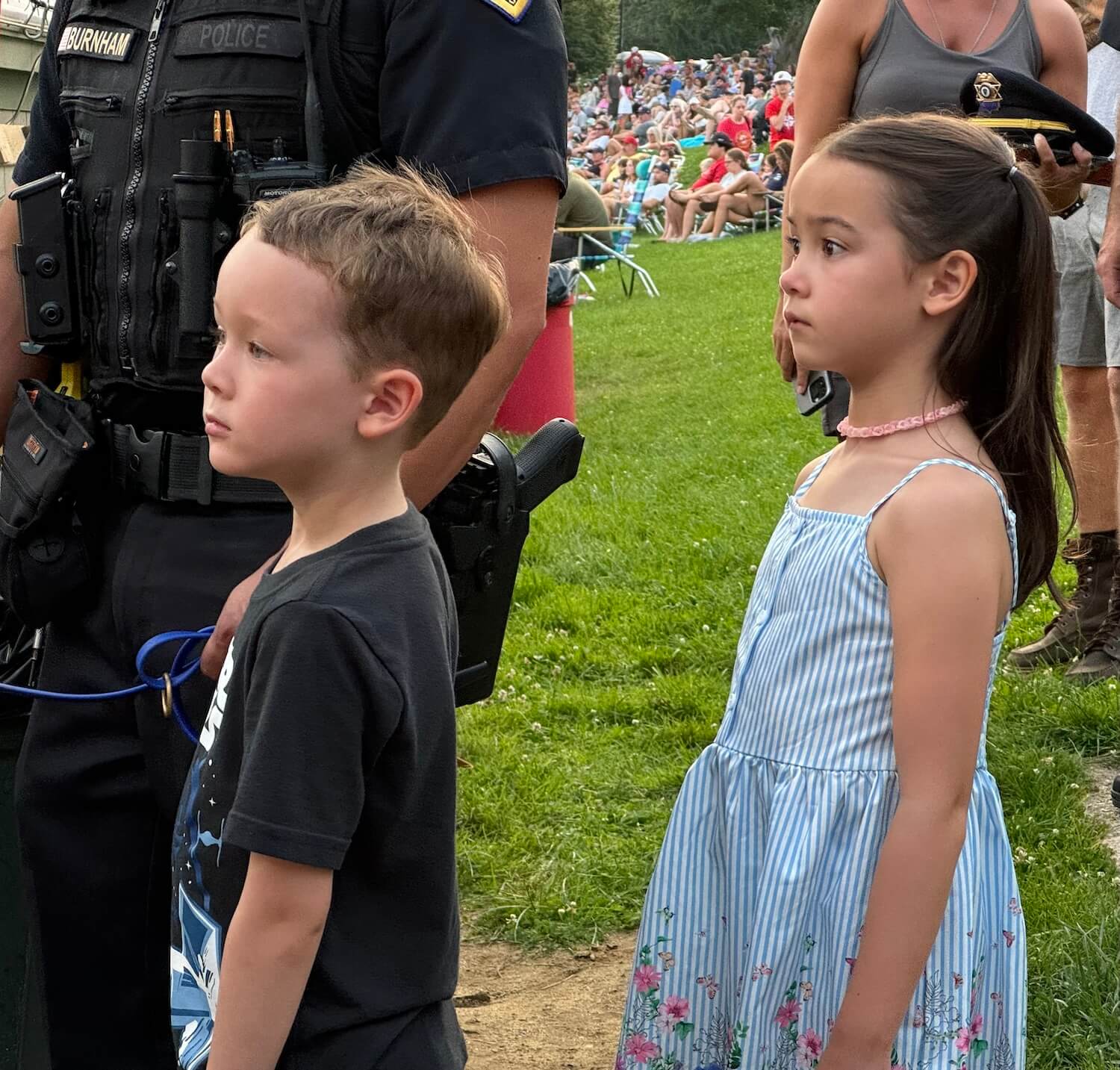 Two unhappy partisans.