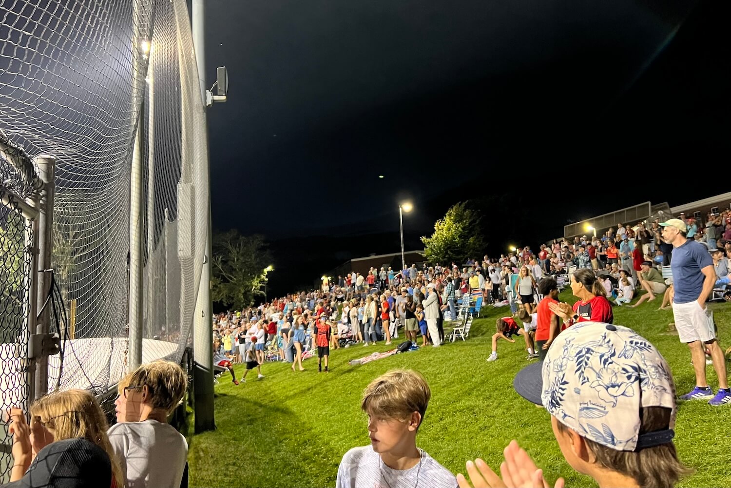 With one strike left in the season, the hillside rose to salute the Firebirds.