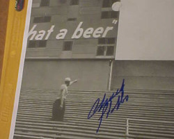 Dunaway, who was seated in the bleachers, “down low,†waited until Mantle crossed the plate to go in search of the ball. The ball was painted on the scoreboard to commemorate the feat.